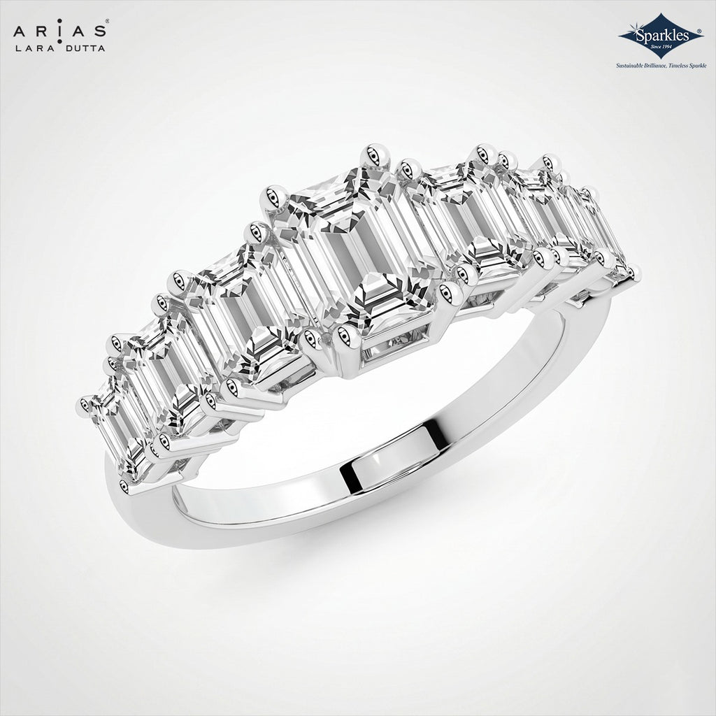 Arias by Lara Dutta Emerald Elegance Ring