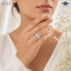 Arias by Lara Dutta Emerald Elegance Ring