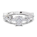 1.24 Ct Oval Shape Solitaire Diamond Ring| 14K White Gold