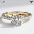 Arias by Lara Dutta Signature Pavé Solitaire Ring