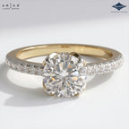 Arias by Lara Dutta Signature Pavé Solitaire Ring