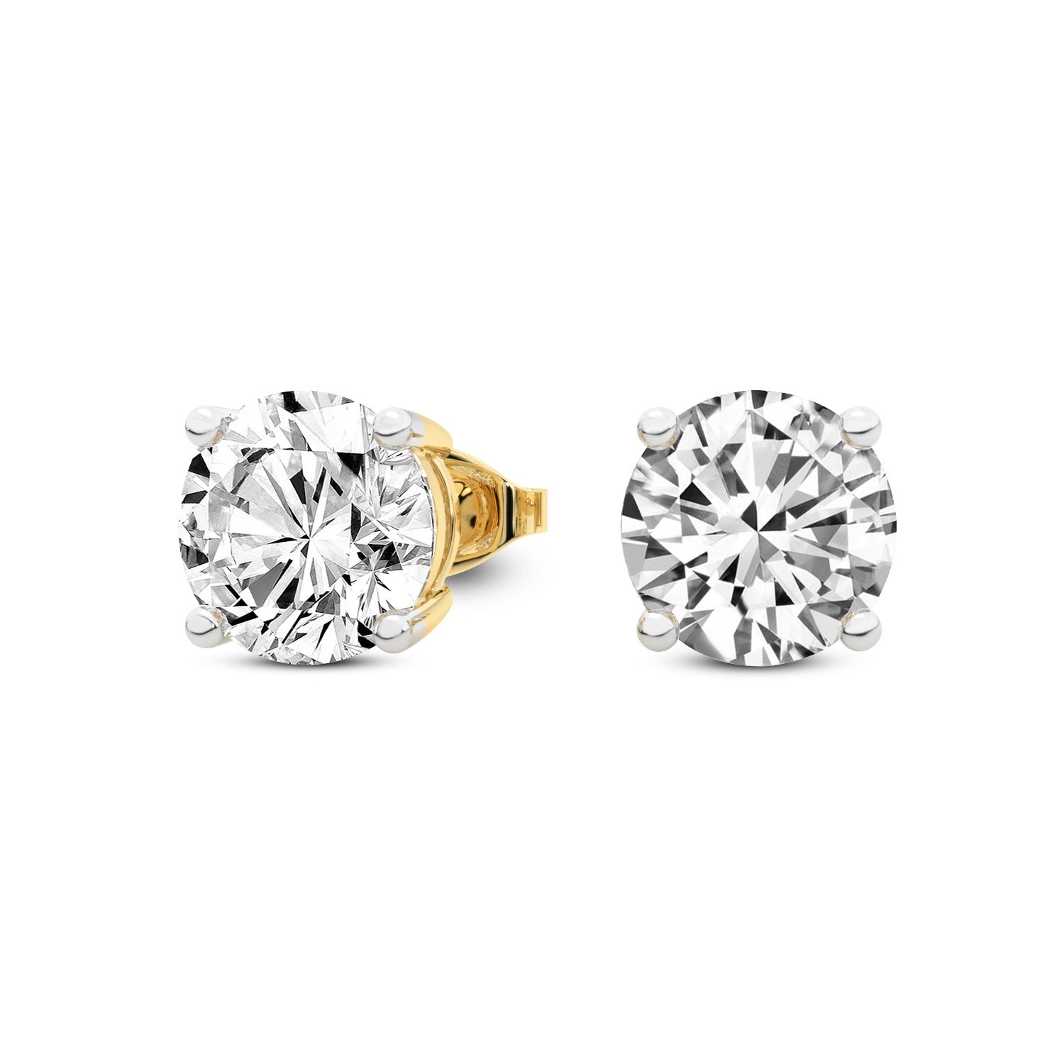 Sparkles Solitaire Diamond Stud Earring