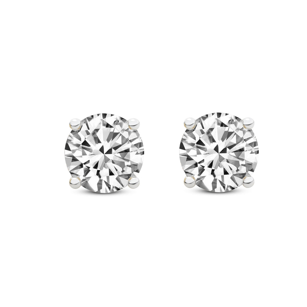 Sparkles 8.12 Carat Solitaire Stud Diamond Earring