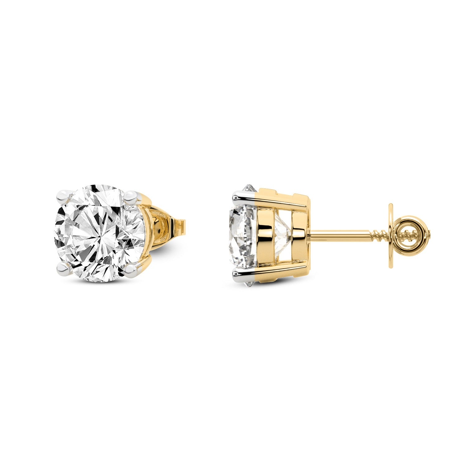 Sparkles 10. 6 Carat Solitaire Stud Earring