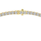 Sparkles 14K Gold in 5.03 Carat Diamond Eloria Tennis Necklace