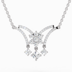 1.35 ct Butterfly Pendant Necklace in 14K