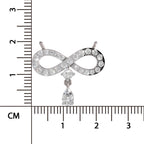 1.35 Carat Pear & Round Shape Diamond Infinity Mangalsutra| 14K Yellow Gold