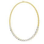 Sparkles Oval Shape Diamond Necklace
