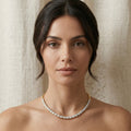 28.83 Carat Solitaire Lab Grown Diamond Necklace In 14K Gold
