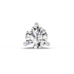 0.50 Ct Solitaire Round Shape Diamond Nose Pin | 14K Rose Gold