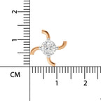 0.5 Carat Round Shape Diamond Nose Pin | 14K Yellow Gold-Screw