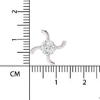 0.5 Carat Round Shape Diamond Nose Pin | 14K Yellow Gold-Screw