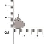 0.07 Carat Heart Pendant | 14K White Gold