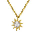 0.18 Carat Soleil Cluster Pendant | 14K Yellow Gold
