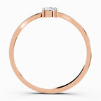 Sparkles Lab Grown Diamond 0.23 Carat Pear Shape Ring| 14K Rose Gold