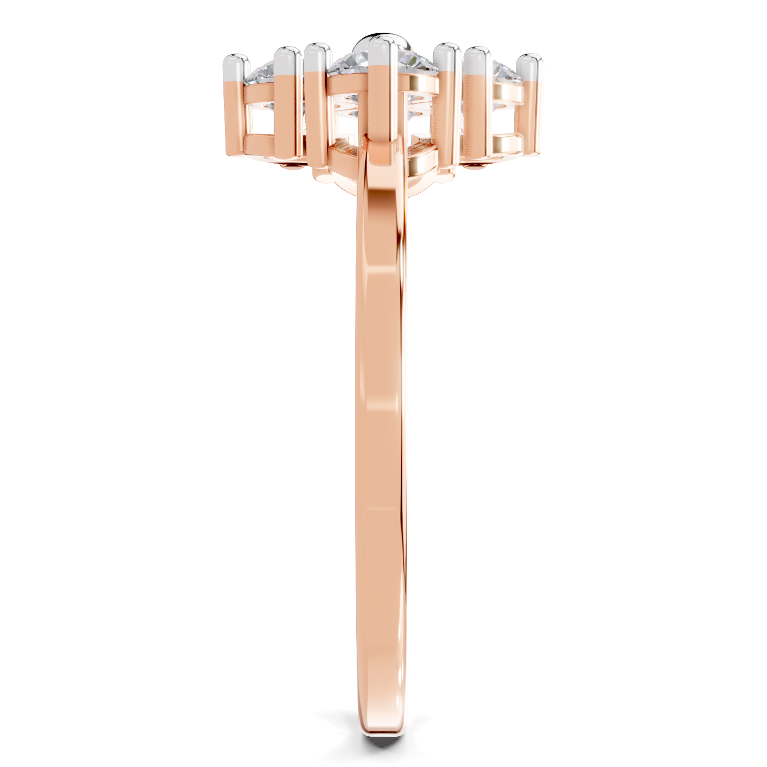0.76 Carat Solitaire Lab Grown Diamond Ring In 14K Gold