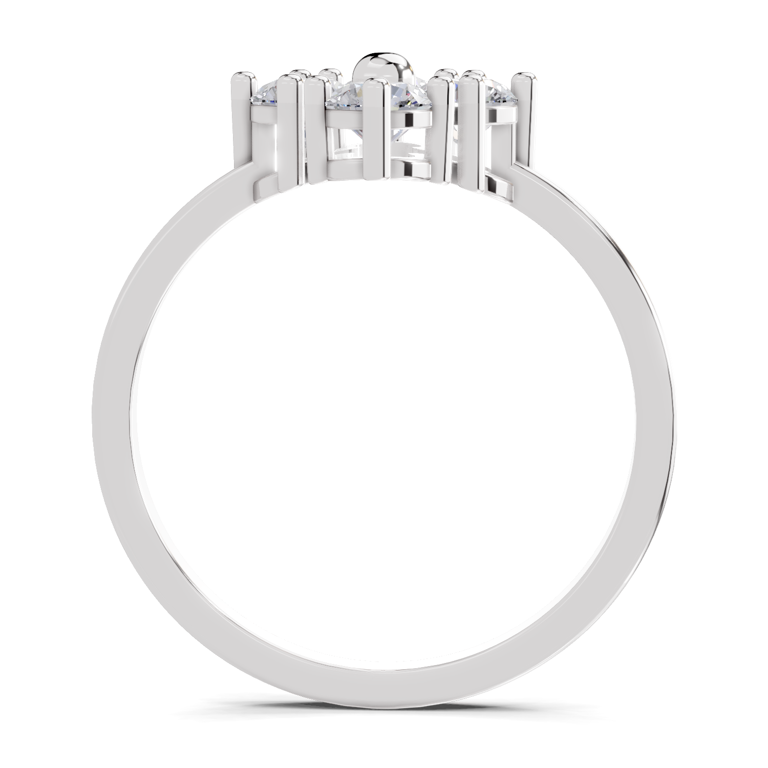 0.76 Carat Solitaire Lab Grown Diamond Ring In 14K Gold
