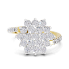 0.93 Carat Solitaire Lab Grown Diamond Ring In 14K Gold