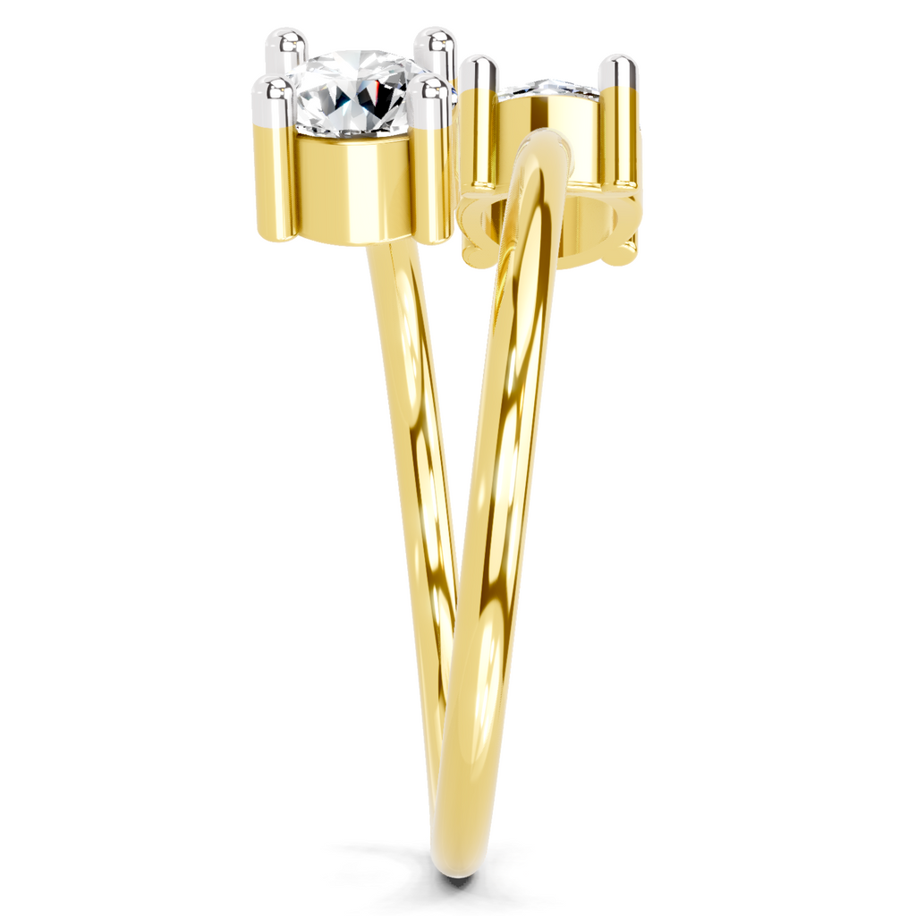 0.8 Carat Solitaire Lab Grown Diamond Ring In 14K Gold
