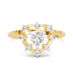 0.44 Carat Solitaire Lab Grown Diamond Ring In 14K Gold