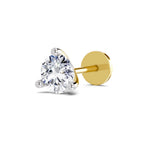 Solitaire Nosepin 0.5 Ct | 14Kt White Gold