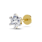 Solitaire Nosepin 0.5 Ct | 14Kt WhiteGold