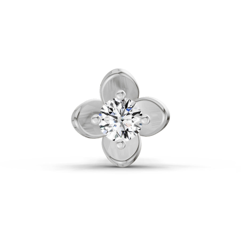 Solitaire Nosepin 0.13 Ct | 14Kt Yellow Gold