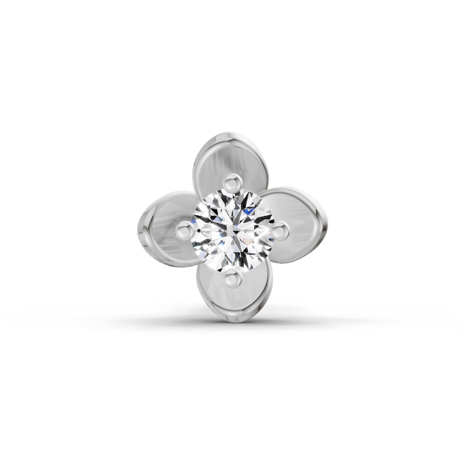 Solitaire Nosepin 0.13 Ct | 14Kt Yellow Gold