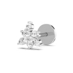 Floral Nosepin 0.11 Ct | 14Kt Yellow Gold
