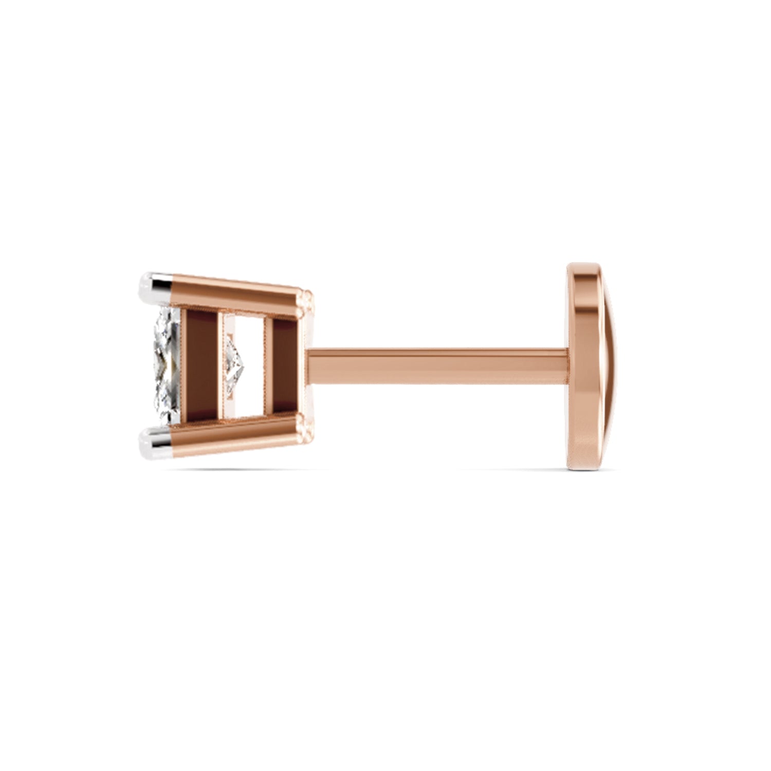 Solitaire Nosepin 0.09 Ct | 14Kt Yellow Gold