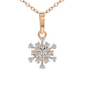 0.7 Ct Diamond Pendant Necklace in 14Kt