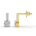 0.82 Carat Nova Gleam Diamond Earrings for Women | 14K Yellow Gold