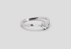 0.07 Ct Round Solitaire Ring | 14K White Gold