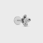Solitaire Nosepin 0.13 Ct | 14Kt White Gold