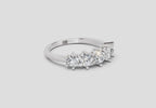 1.04 Ct Round Ring |  14K White Gold
