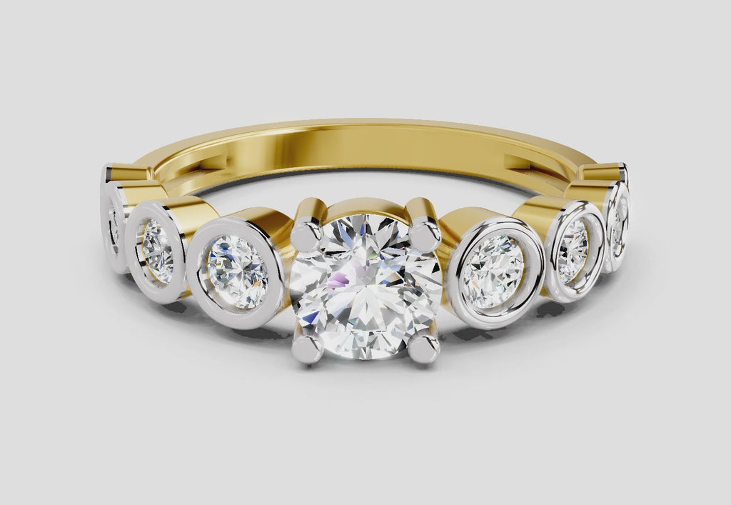 1.13 Ct Round 14K Yellow Gold