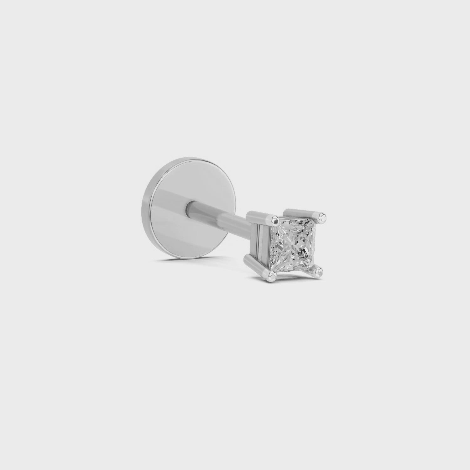 Solitaire Nosepin 0.09 Ct | 14Kt Yellow Gold