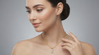 0.79 Carat Hourglass Pendant | 14K Yellow Gold