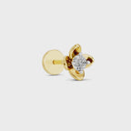 Solitaire Nosepin 0.13 Ct | 14Kt Yellow Gold