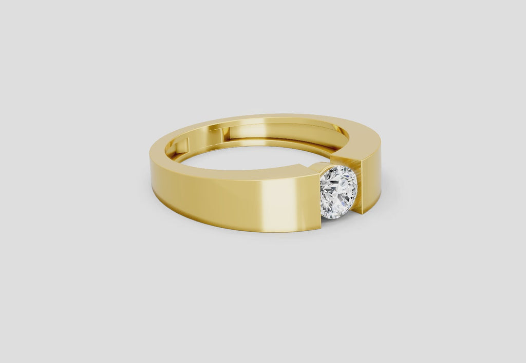 0.5 Carat Engagement Ring | 14K Yellow Gold